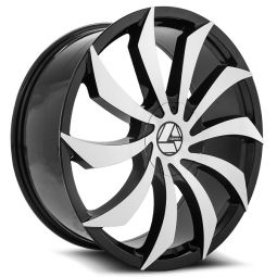 AZARA AZA 507 Wheels - Gloss Black Machine or Chrome - 18" 20" 22" 24" 26" 28" 30" 32"